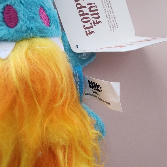 Hackleback the Dragon Dog Toy-Whip N Wings, Crazy Crinkle & Squeaker Dog Toy - Picture 6 of 7